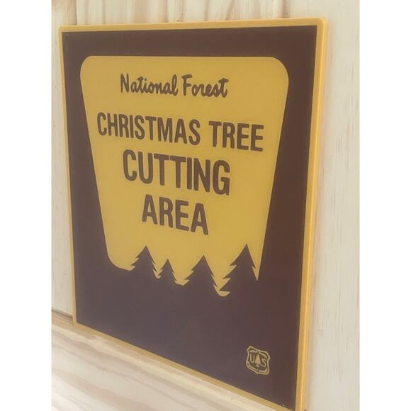 National Forest Christmas Tree Cutting Area Sign 3d print design - Picture 2 of 2